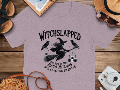 Witchslapped The Art of Hex MAGA Morons Funny T-shirt product