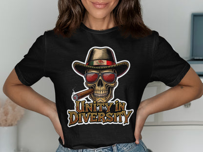 Unity In Diversity Skull Graphic T-Shirt product