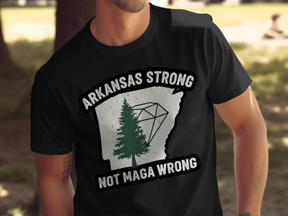 Arkansas Strong Not Maga Wrong T-shirt product type