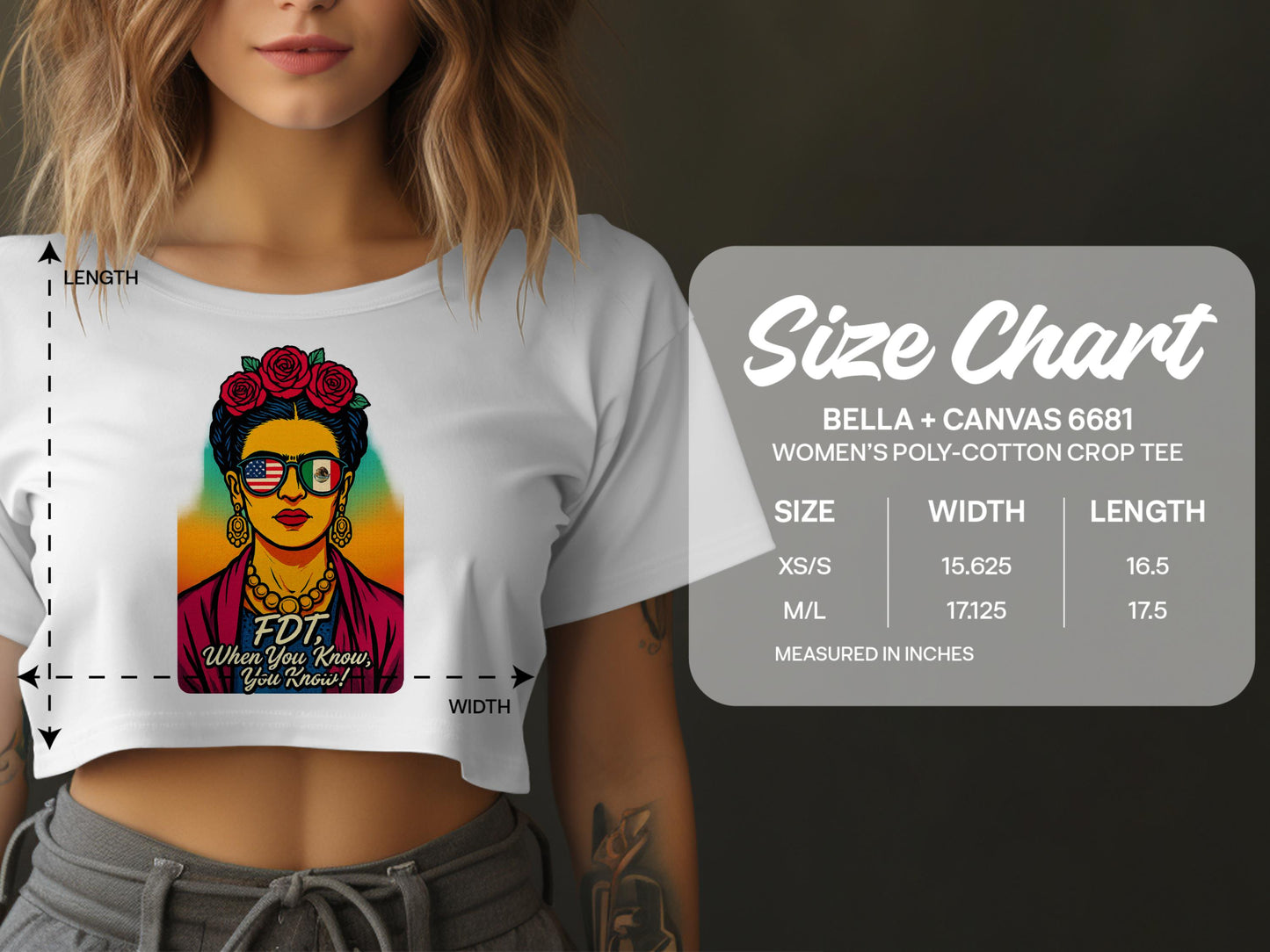 FDT When You Know You Know Women's Crop Tee product