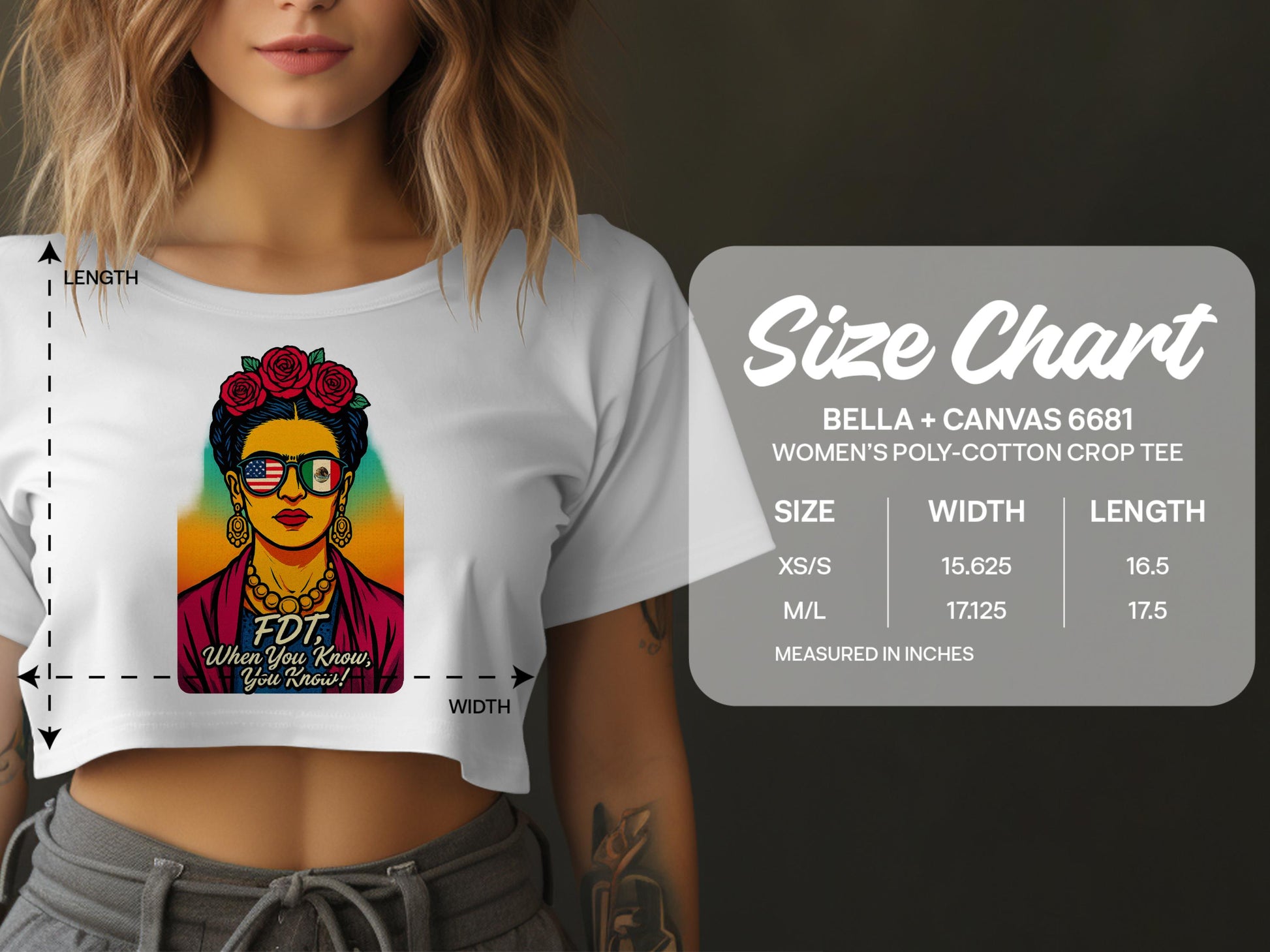 FDT When You Know You Know Women's Crop Tee product