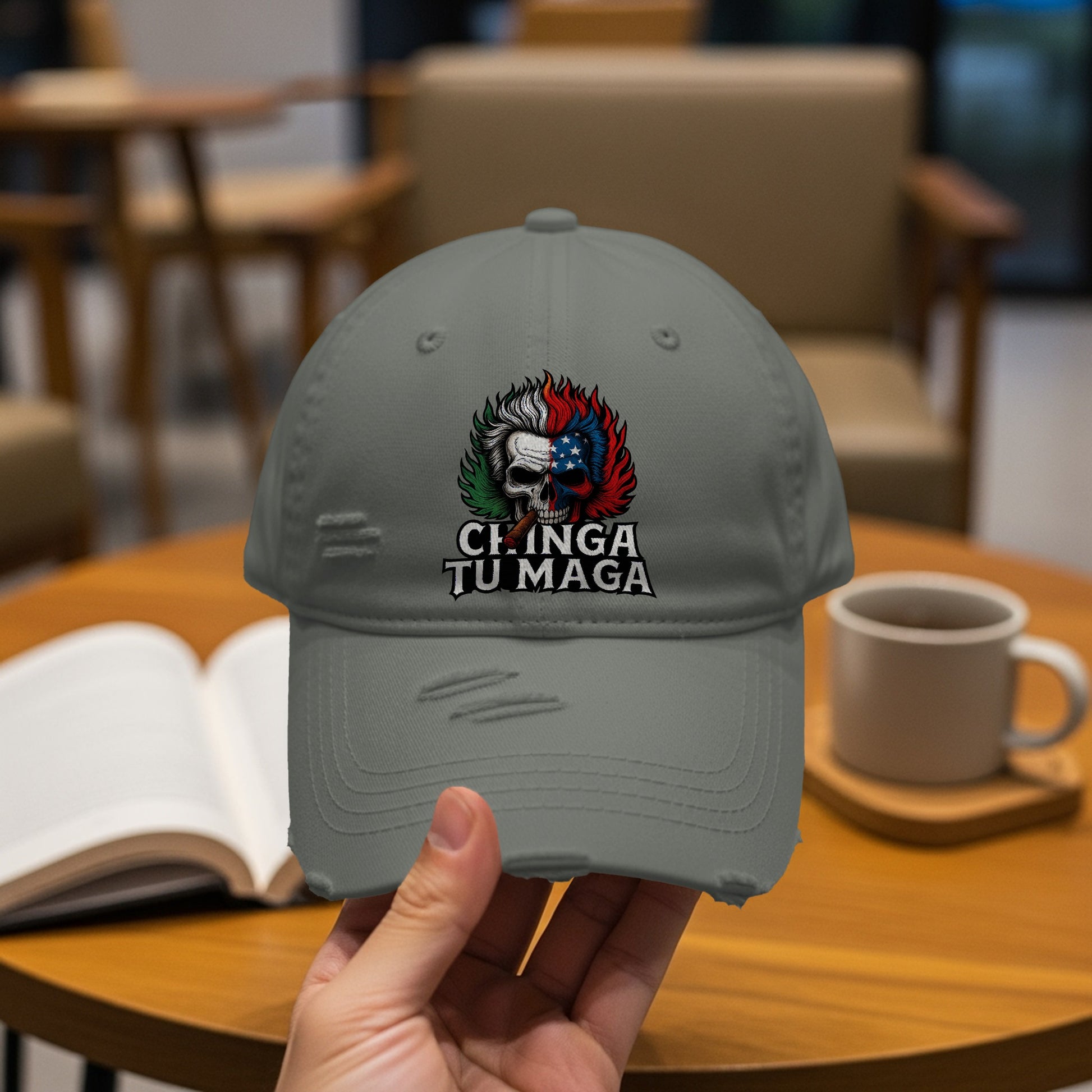 Chinga Tu MAGA Cap with Unique Embroidered Design product