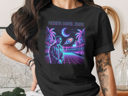 Retro Futuristic Style Bento Bowl 2026 T-Shirt