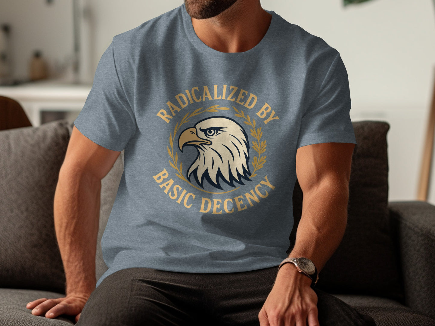 Radicalized By Basic Decency Graphic Tee product