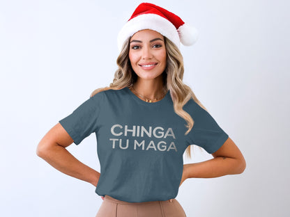 Festive Chinga Tu Maga Christmas Shirt Holiday Apparel