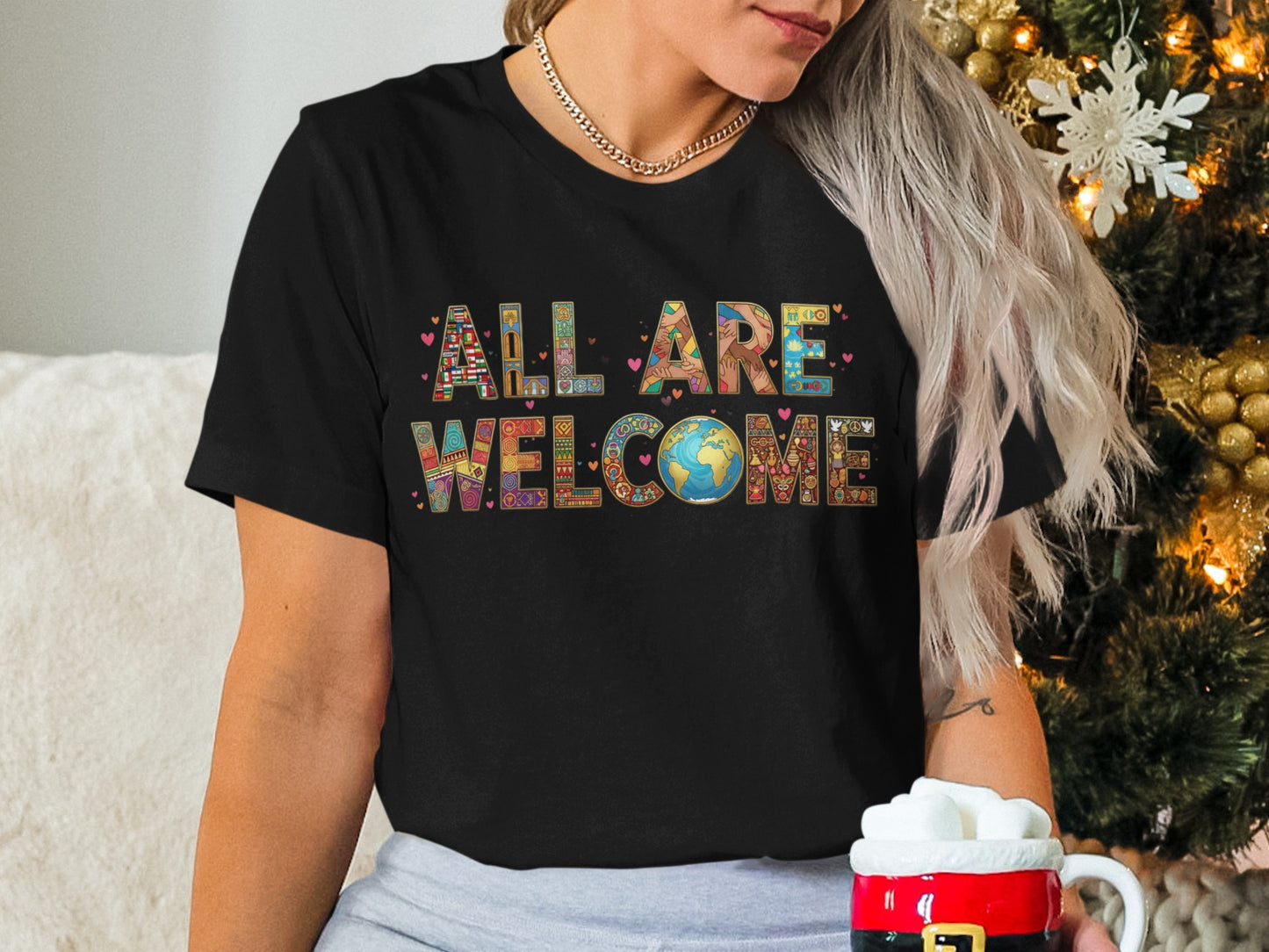 All Are Welcome Graphic T-shirt