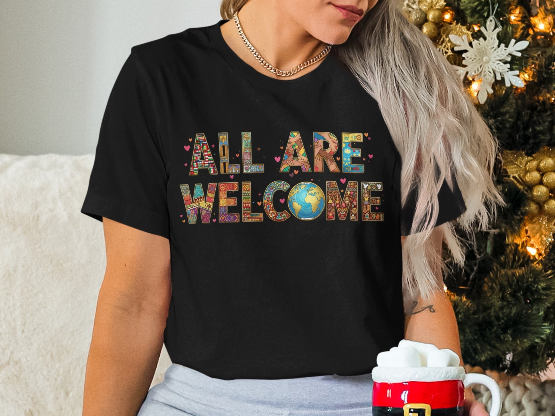 All Are Welcome Graphic T-shirt