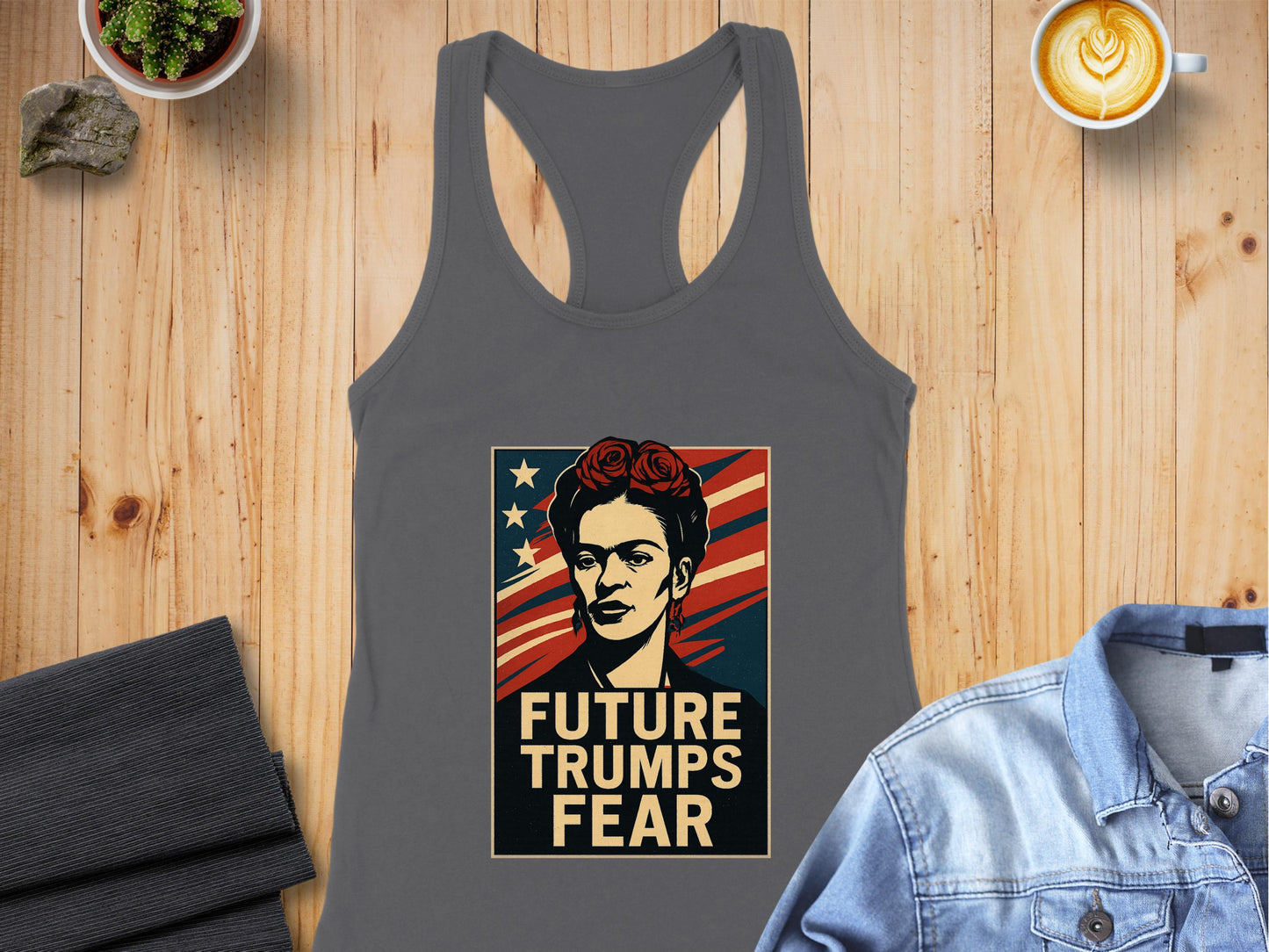 Future Trumps Fear Design Printed Tank product