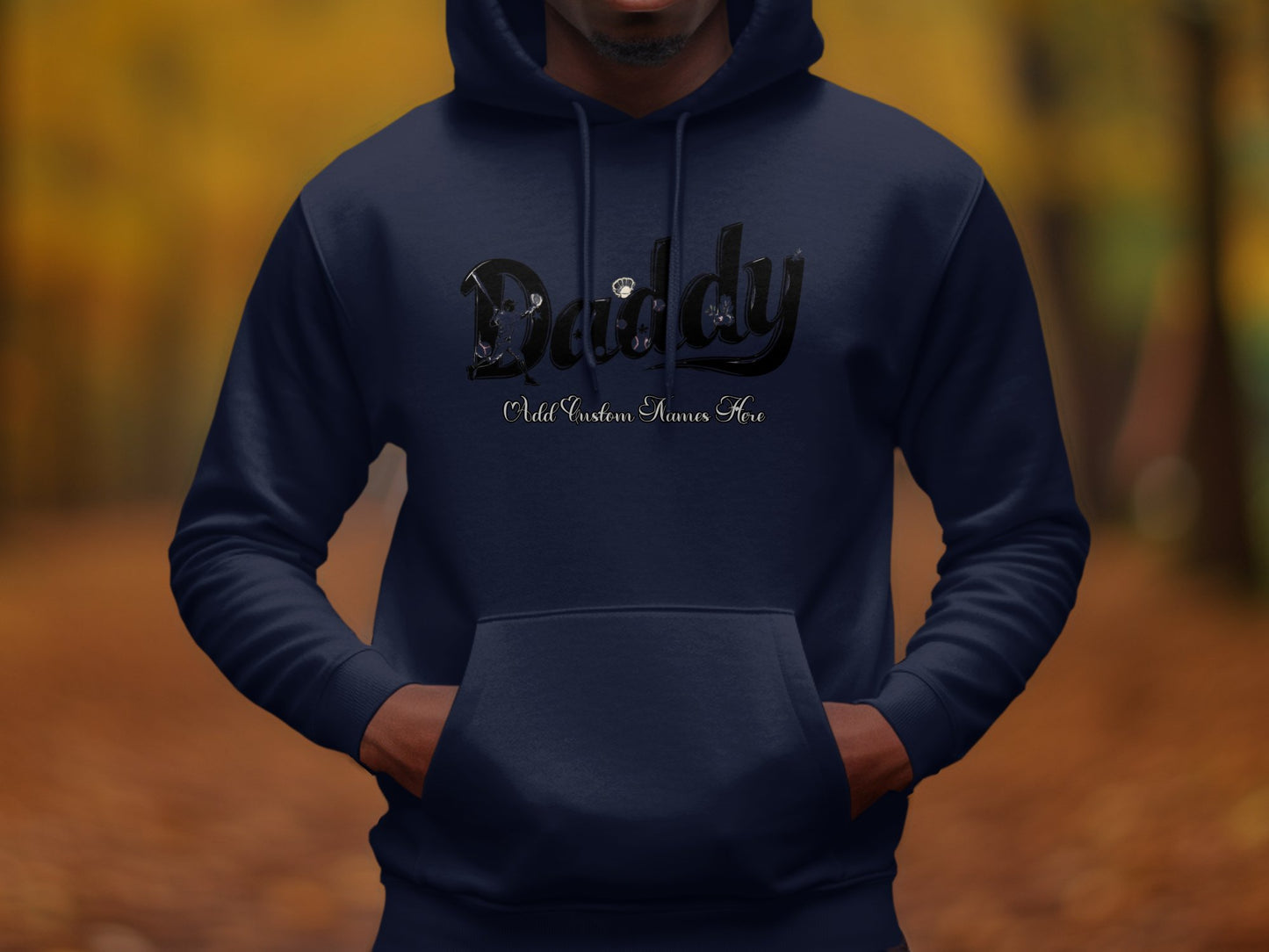 Bold Daddy Hoodie Wild Custom Names Here product type