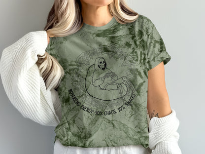 Boyfriend Energy 90% Chaos 10% Snacks Graphic Tee