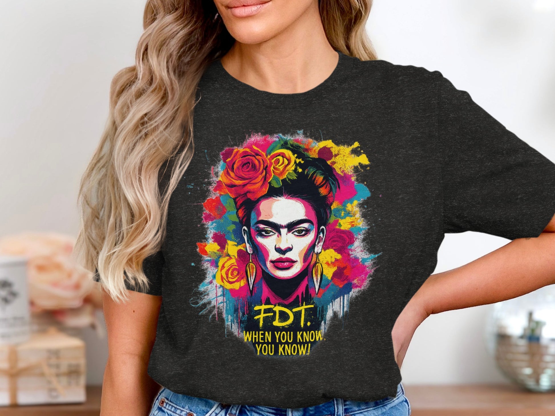 Colorful Artistic Face Printed Shirt product type