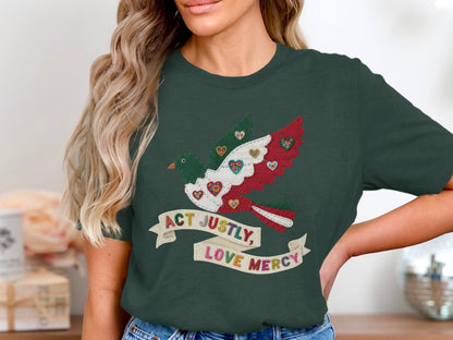 Act Justly Love Mercy Graphic T-Shirt Product