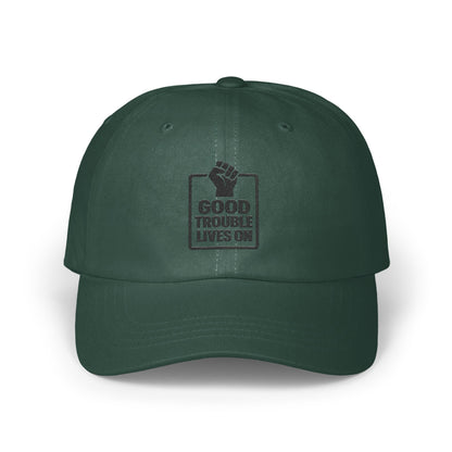 Good Trouble Lives On Dark Green Hat product type