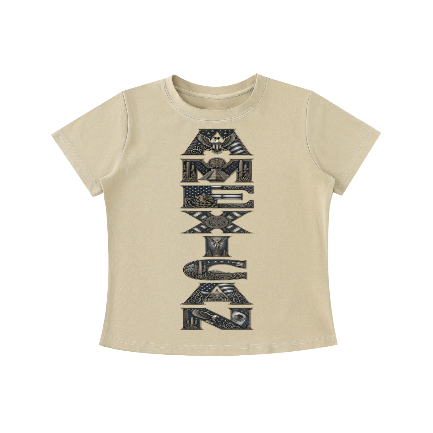 AMEXICAN Vintage Wash Slim Fit T-shirt