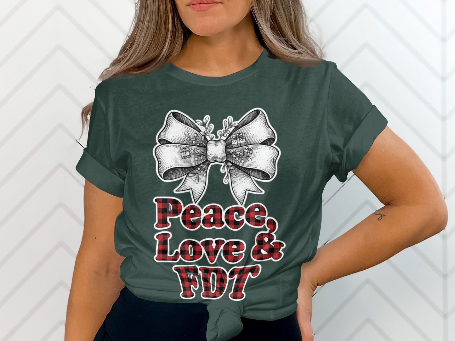 Peace Love & FDT Graphic Tee