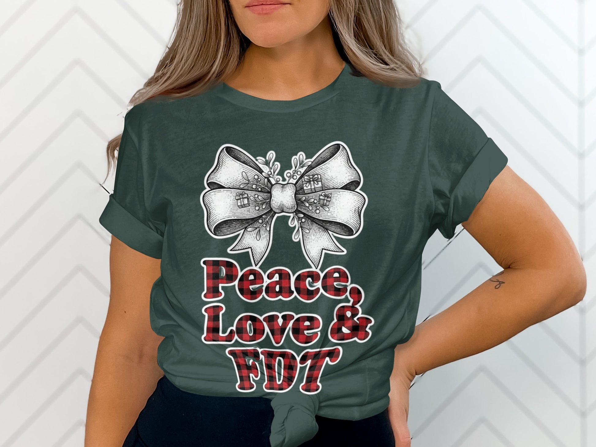 Peace Love & FDT Graphic Tee