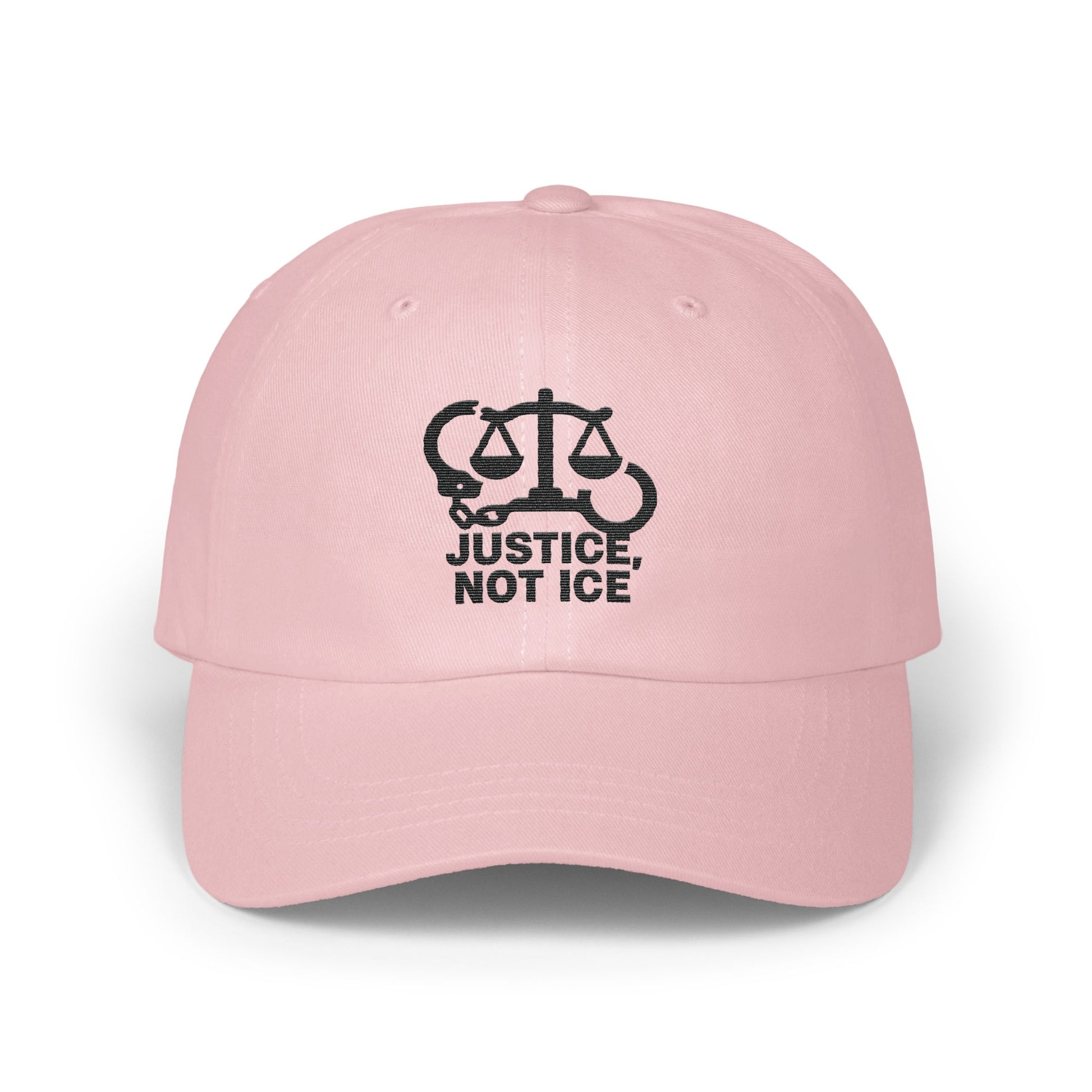 Justice Not Ice Graphic Pink Cap product