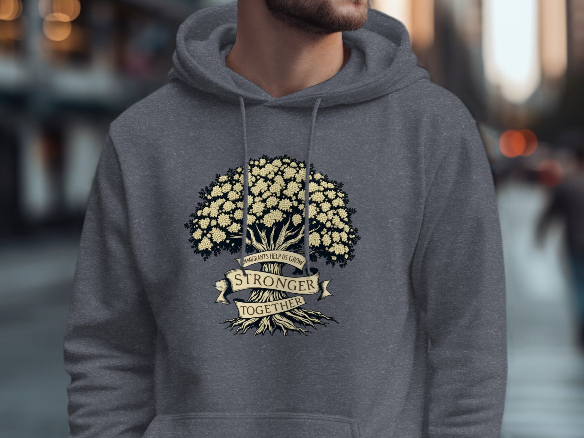 We Grow Stronger Together Tree Art Hoodie product