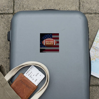 Juntos Somos America Football Design on Suitcase Sticker