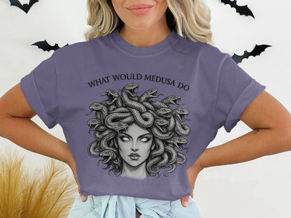 What Would Medusa Do Snake Hair Greek Mythology T-Shirts