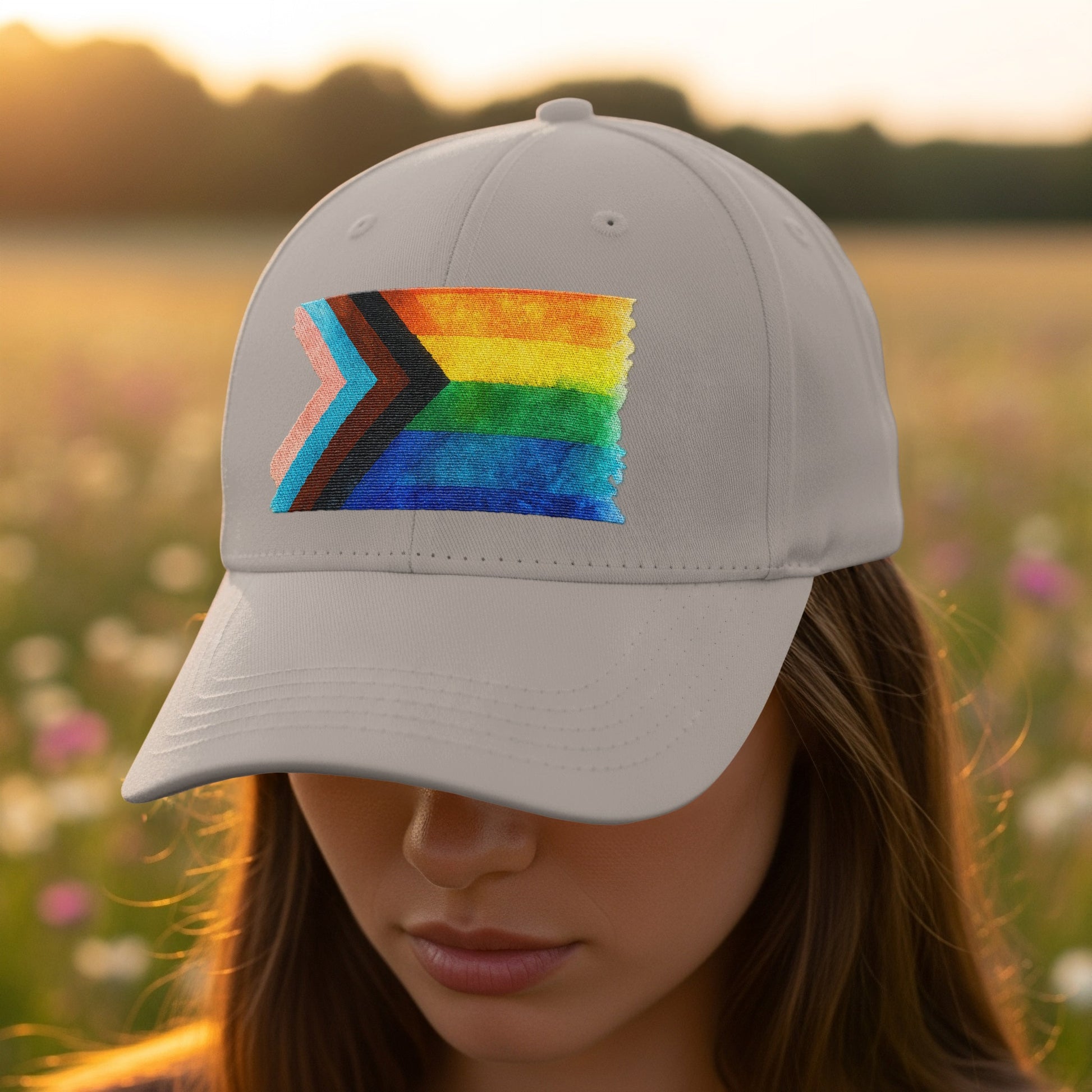 Pride Flag Design Adjustable Baseball Cap product