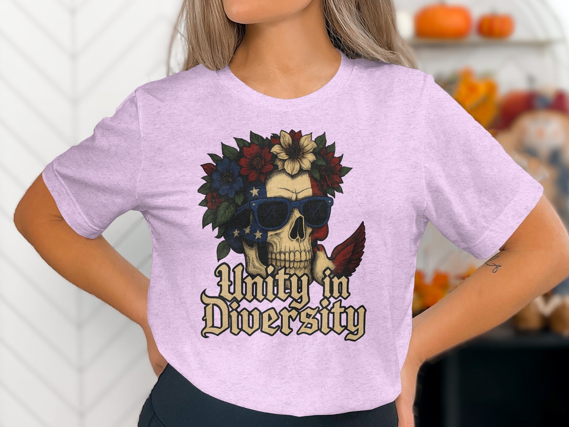 Unity in Diversity Skull Design Shirt