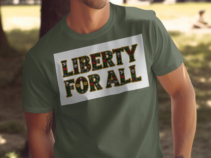 Liberty For All Graphic Design T-Shirt Product