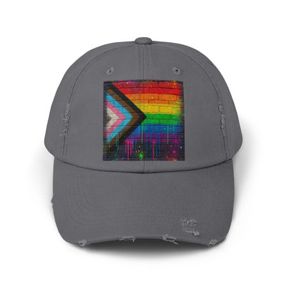 Colorful Dripping Progress Pride Flag Design Hat product