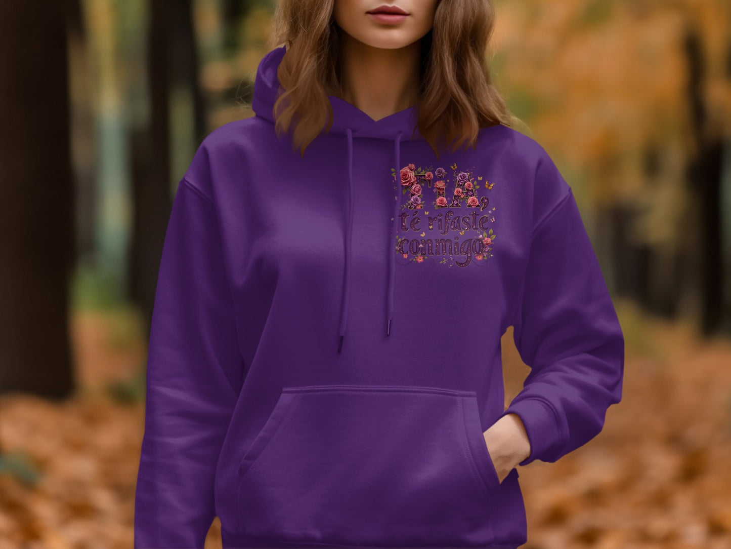 Be Fantastically Courageous Purple Hoodie product type
