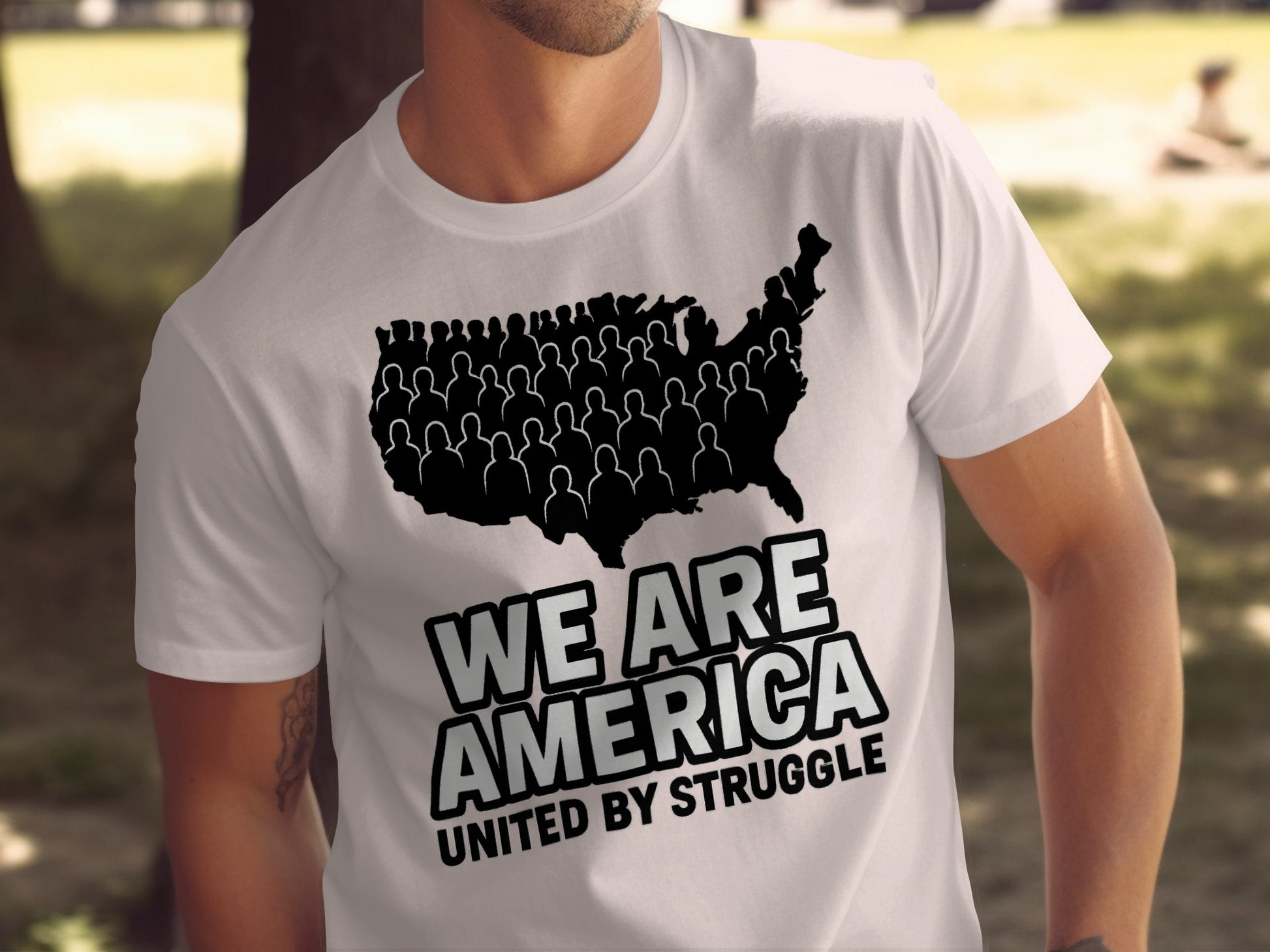 We Are America United By Struggle Statement T-Shirt product