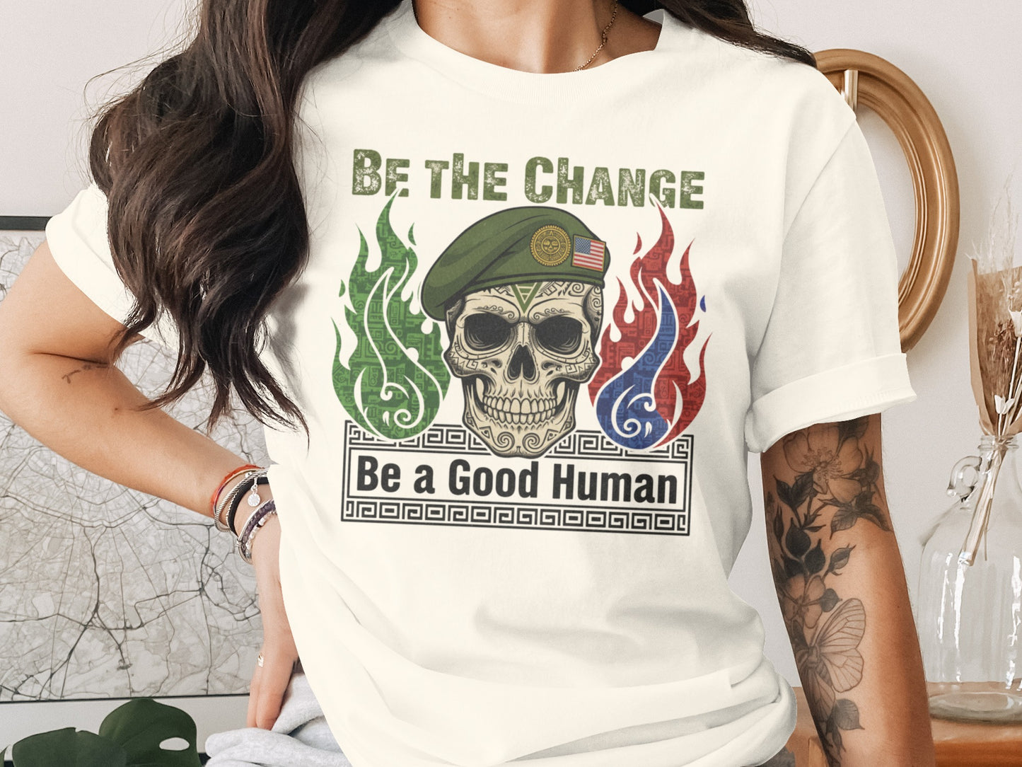 Be the Change Be a Good Human T-shirt