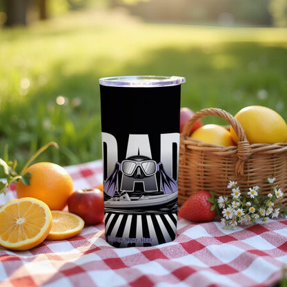 Dad themed tumbler in picnic background product type