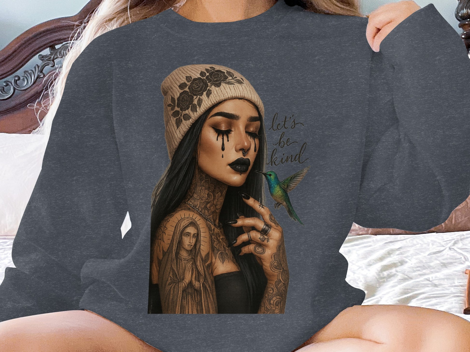 Let's Be Kind Graphic Sweatshirt product