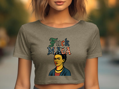 Fuck MAGA Frida Kahlo Graphic Tee Shirt product