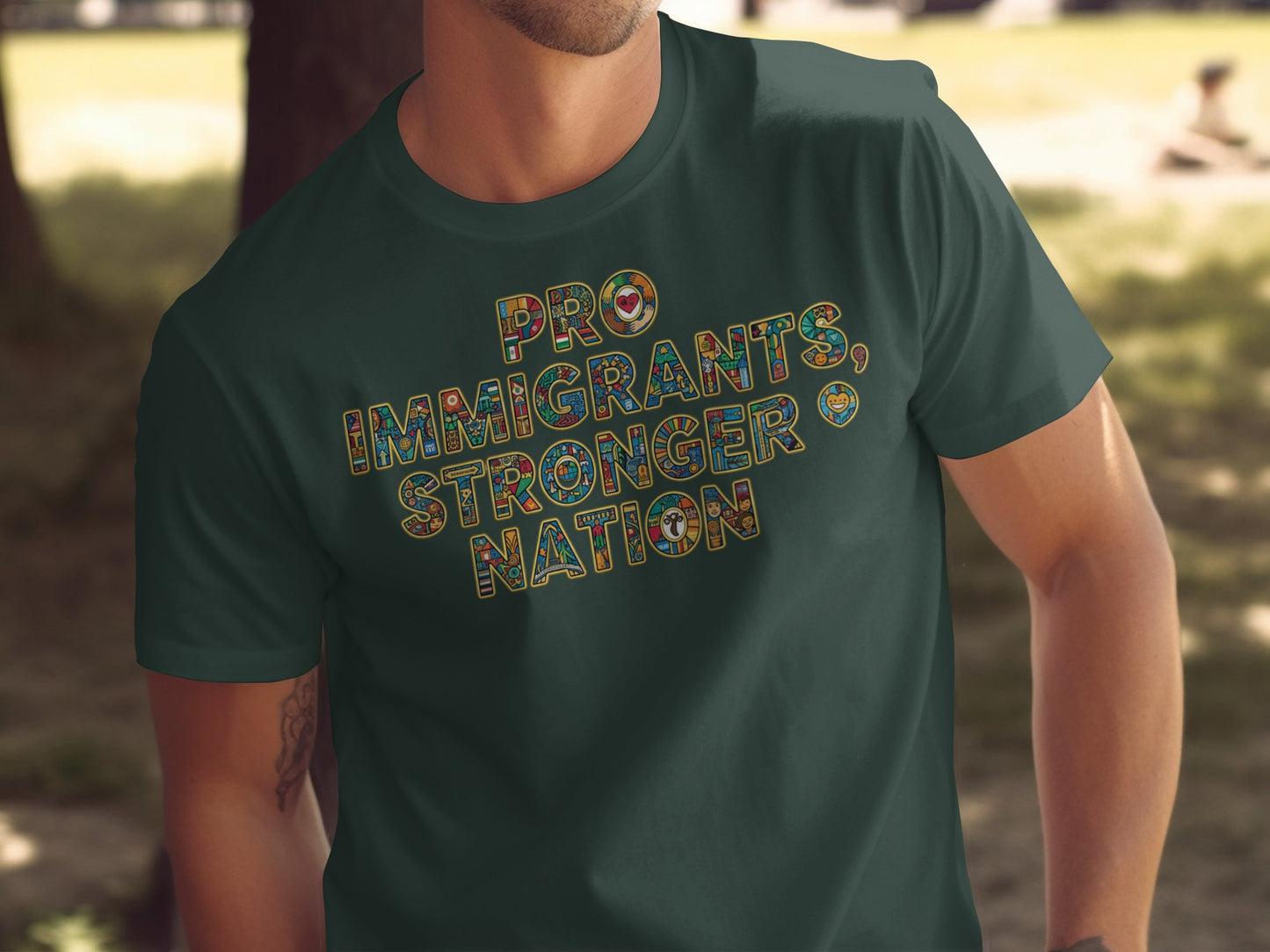 Pro Immigrants Stronger Nation T-shirt