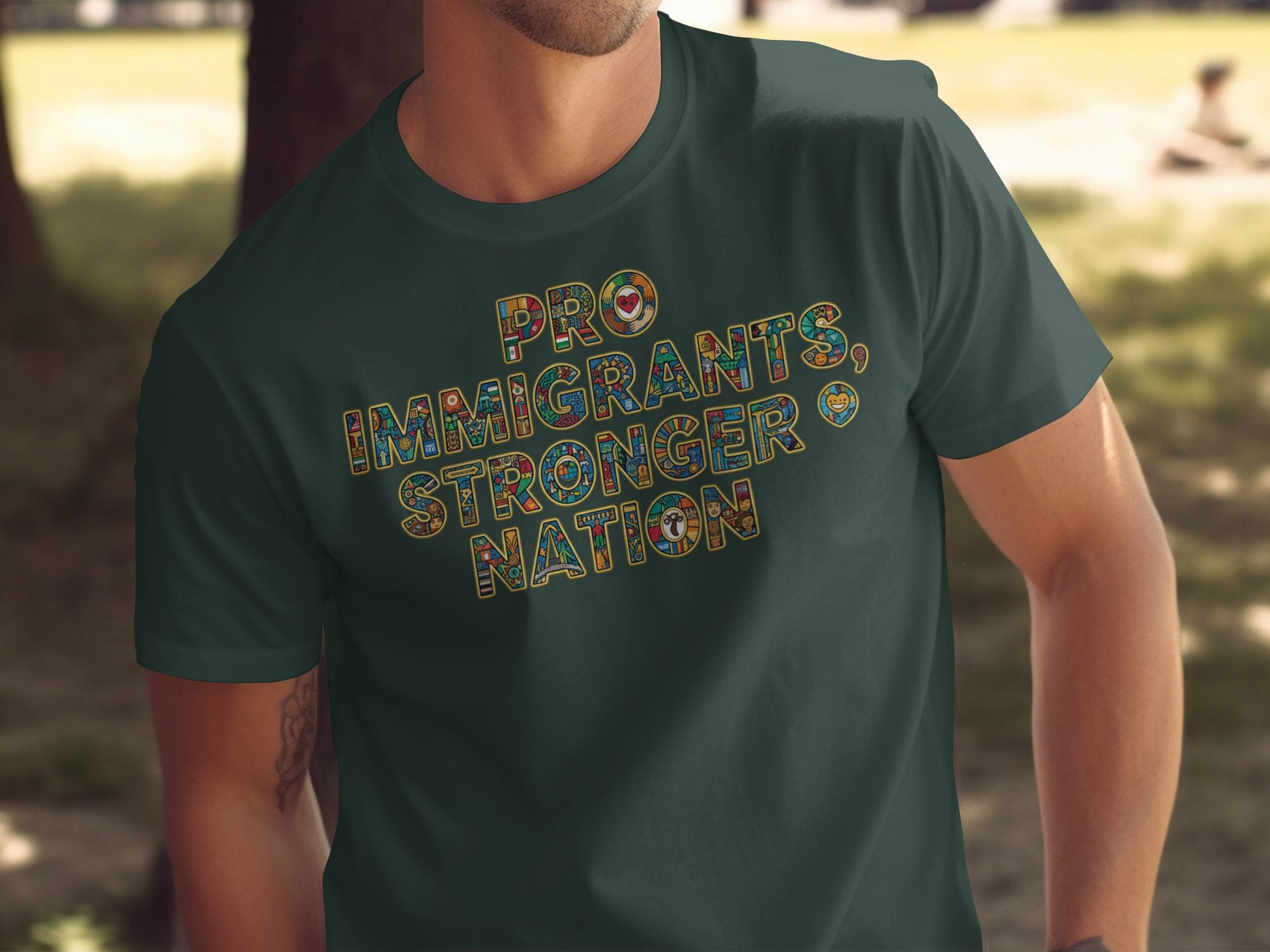Pro Immigrants Stronger Nation T-shirt