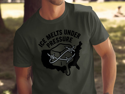 ICE MELTS UNDER PRESSURE Graphic T-Shirt product type