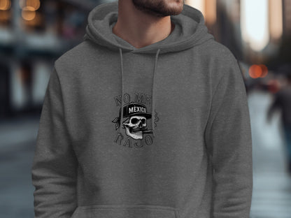 No Me Rajo Mexico Skull Hoodie product type