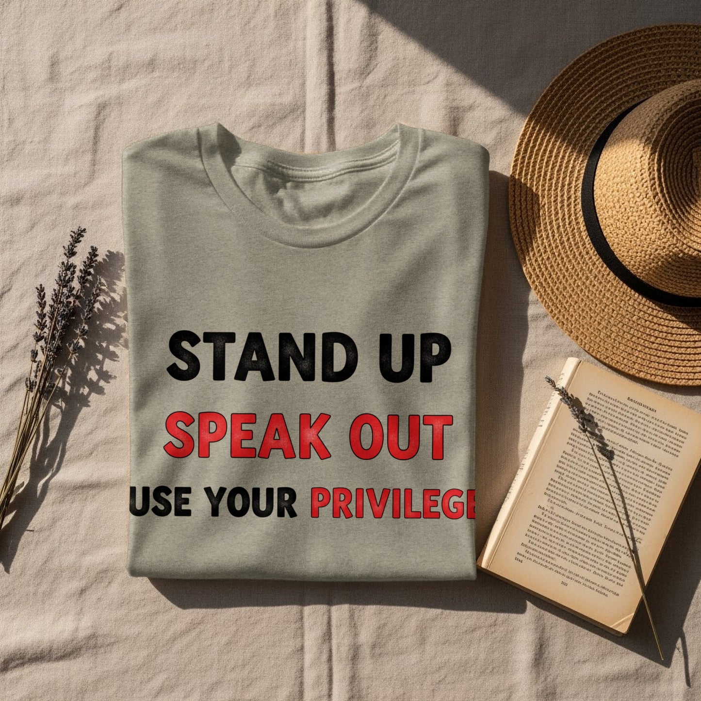 Stand Up Speak Out Use Your Privilege T-shirt