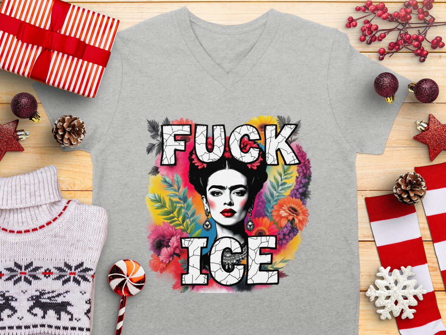 Expressive Floral Rebel Statement Tee