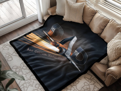 Customizable Racing Design Blanket Product
