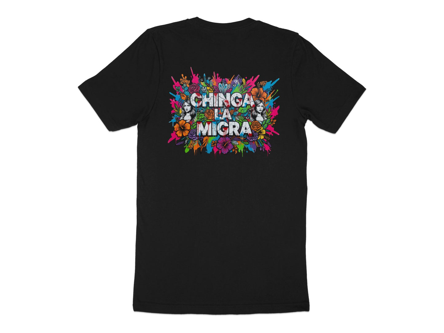 Colorful Graphic Tee With Bold Statement Print