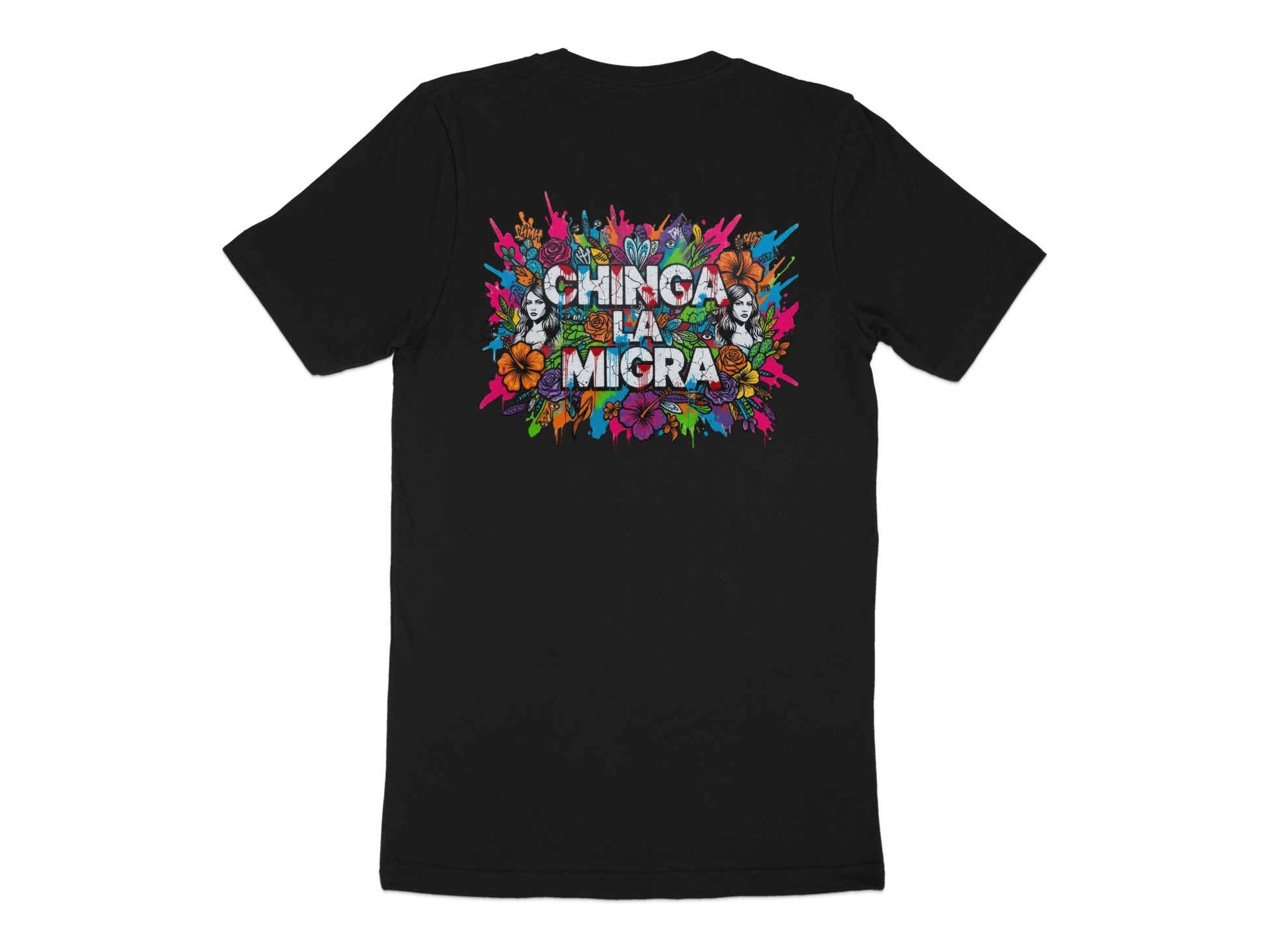 Colorful Graphic Tee With Bold Statement Print