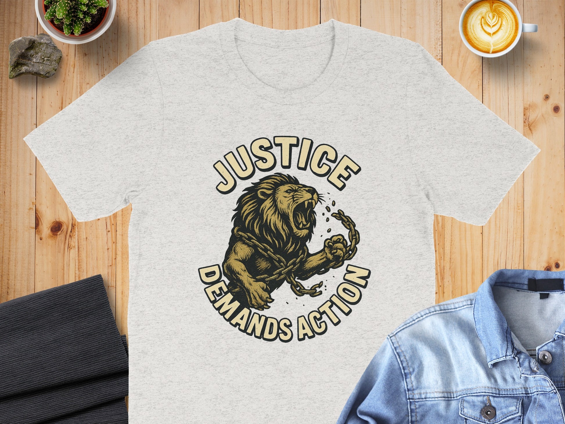 Justice Demands Action Wild Roaring Lion T-shirt product