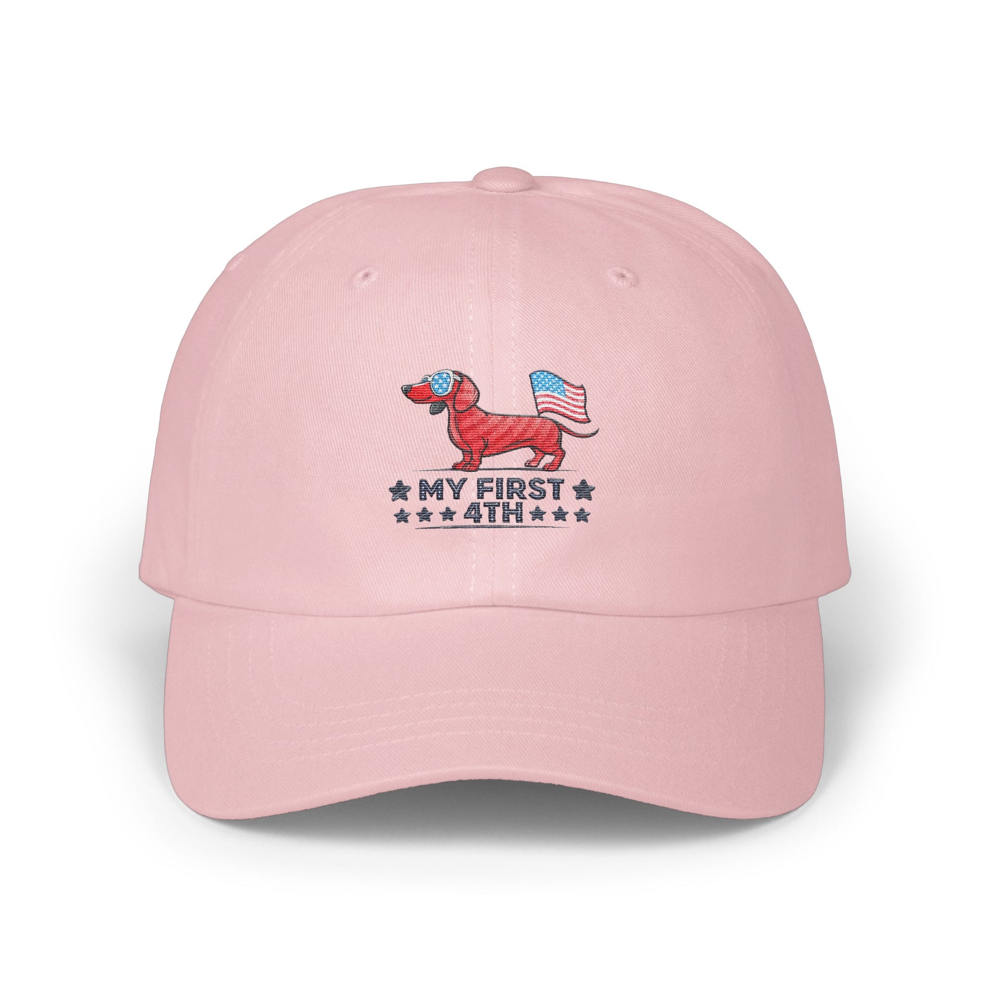 My First 4th Stars and Dachshund Pink Hat product