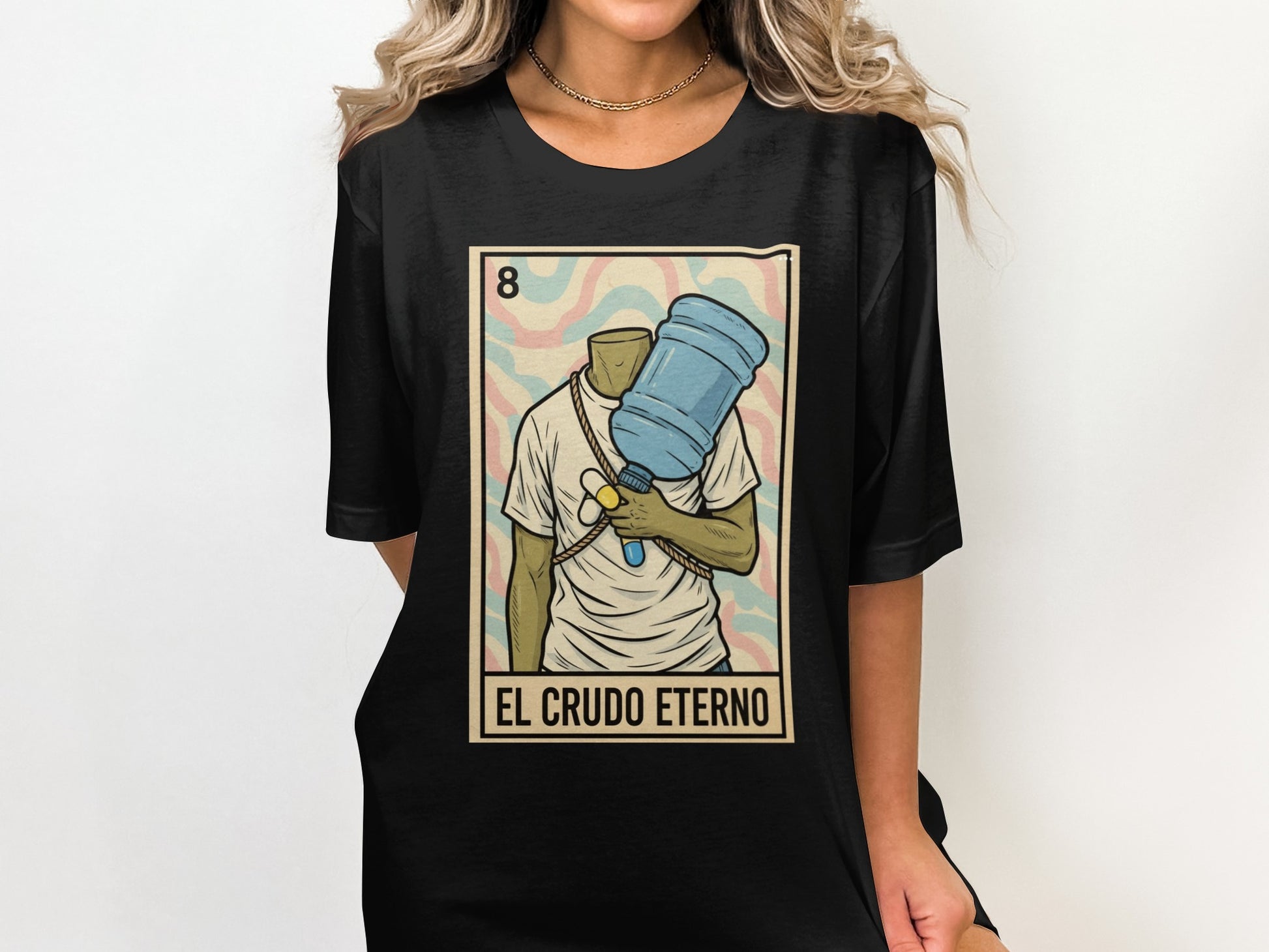 El Crudo Eterno Artistic Graphic Print Shirt product