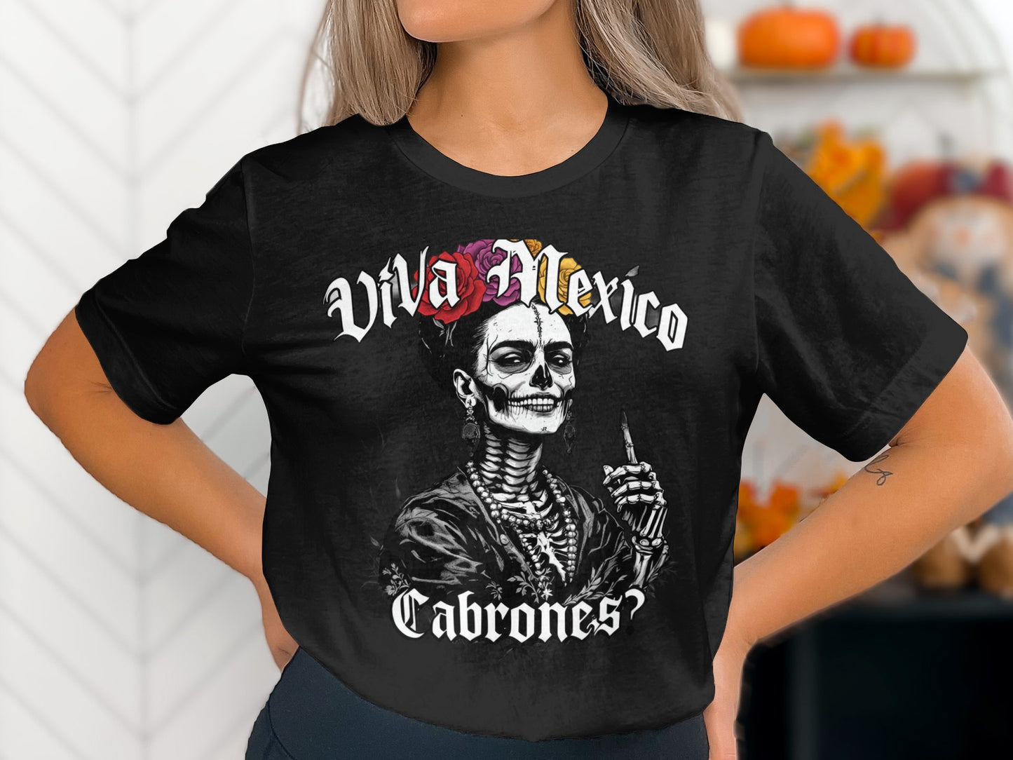 Viva Mexico Cabrones Graphic T-shirt product