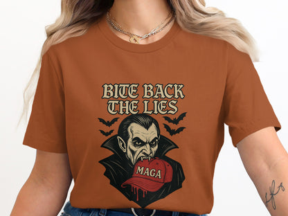Bite Back The Lies With Dracula Vampire T-shirt product