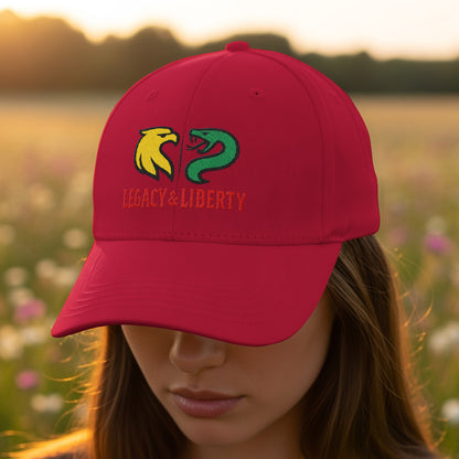 Legacy & Liberty Red Embroidered Adjustable Hat product type