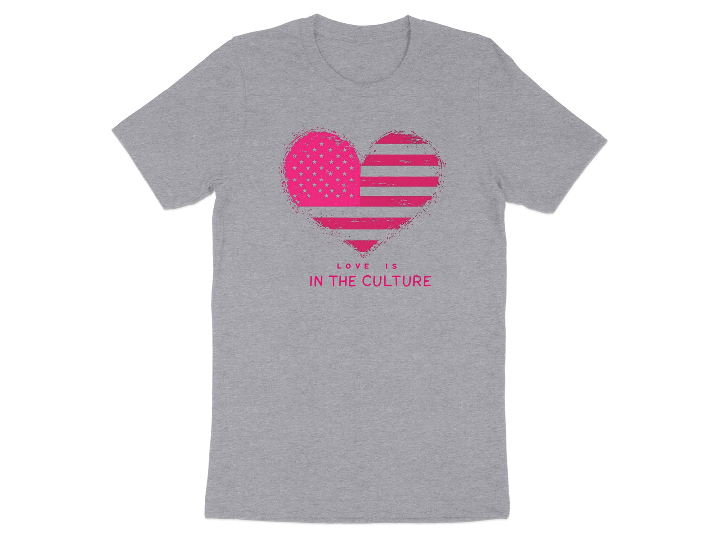 Love is in the Culture Heart Graphic T-shirt